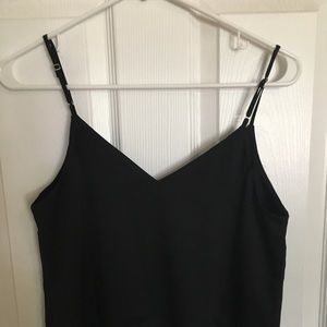 Banana Republic Sheer Black Tank